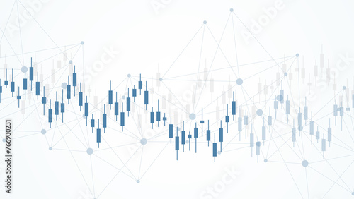 Finance and money technology background concept of business prosperity and asset management . Creative graphic economy and financial growth, illustration