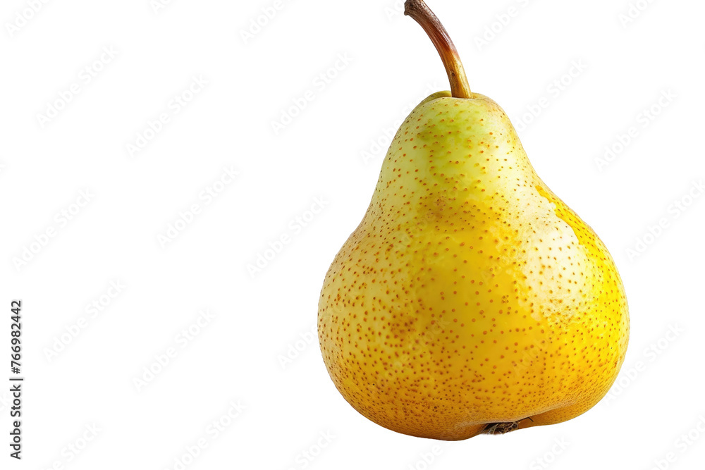 Pear on White Background. On a Clear PNG or White Background. Pear on White Background. On a Clear PNG or White Background.