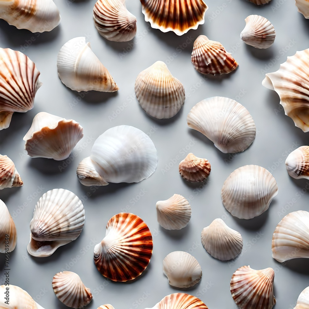 set of seashells set of seashells
