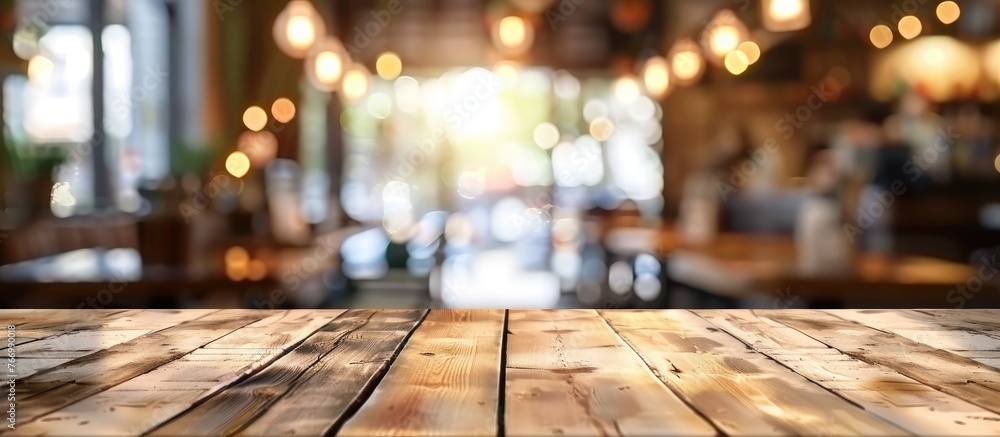 Blurred interior of a restaurant and cafe for background Blurred interior of a restaurant and cafe for background