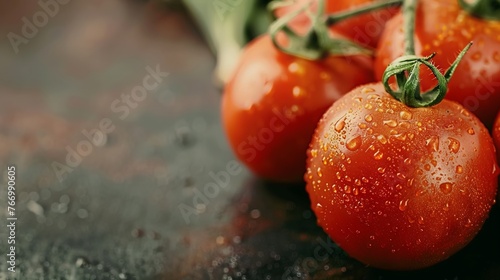 Tomatoes are great source of dietary fibre.
