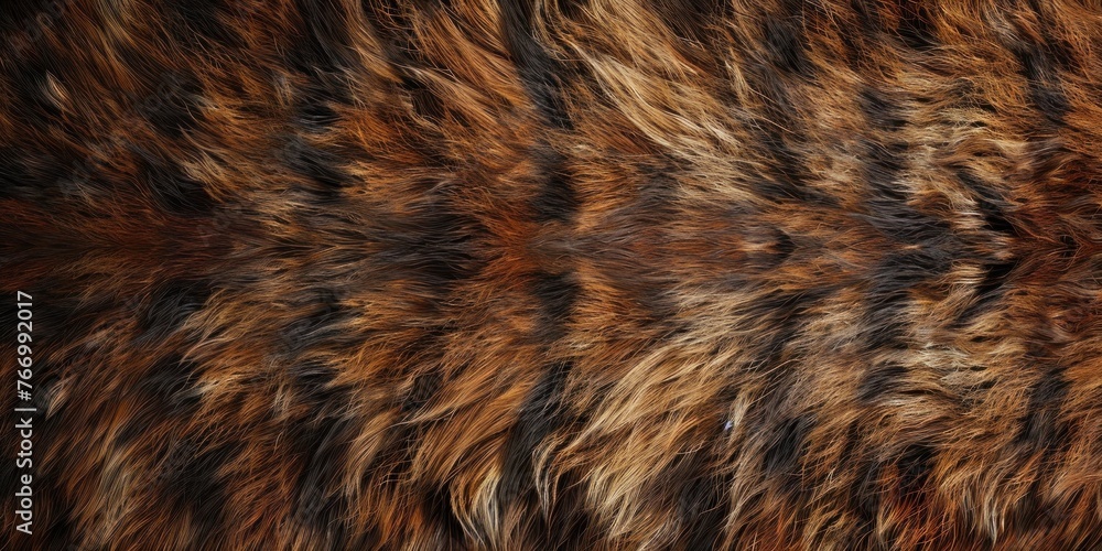 Organic Texture Fur Close-Up View Organic Texture Fur Close-Up View