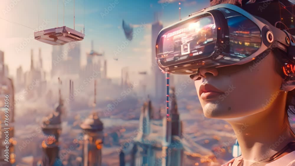 Teeming Visual A visual narrative set in a futuristic metropolis, where a person ...