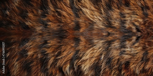 Organic Texture Fur Close-Up View