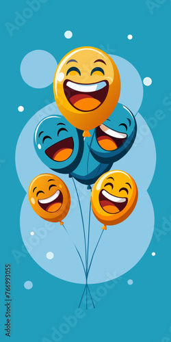 Lighter Than Air, Lighter Than Hearts: Balloons That Spark Laughter and Joy (Celebrating World Happiness Day - March 20 & World Laughter Day - May 1) and birthday party also 