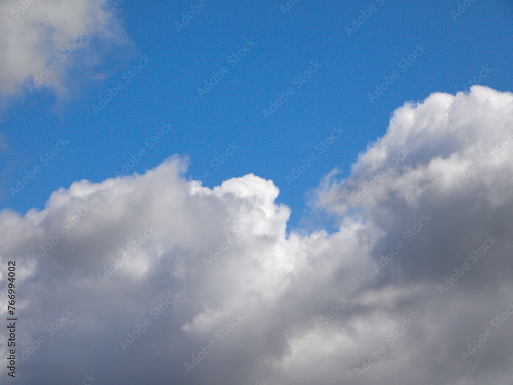 White cumulus clouds background, summer clouds White cumulus clouds background, summer clouds