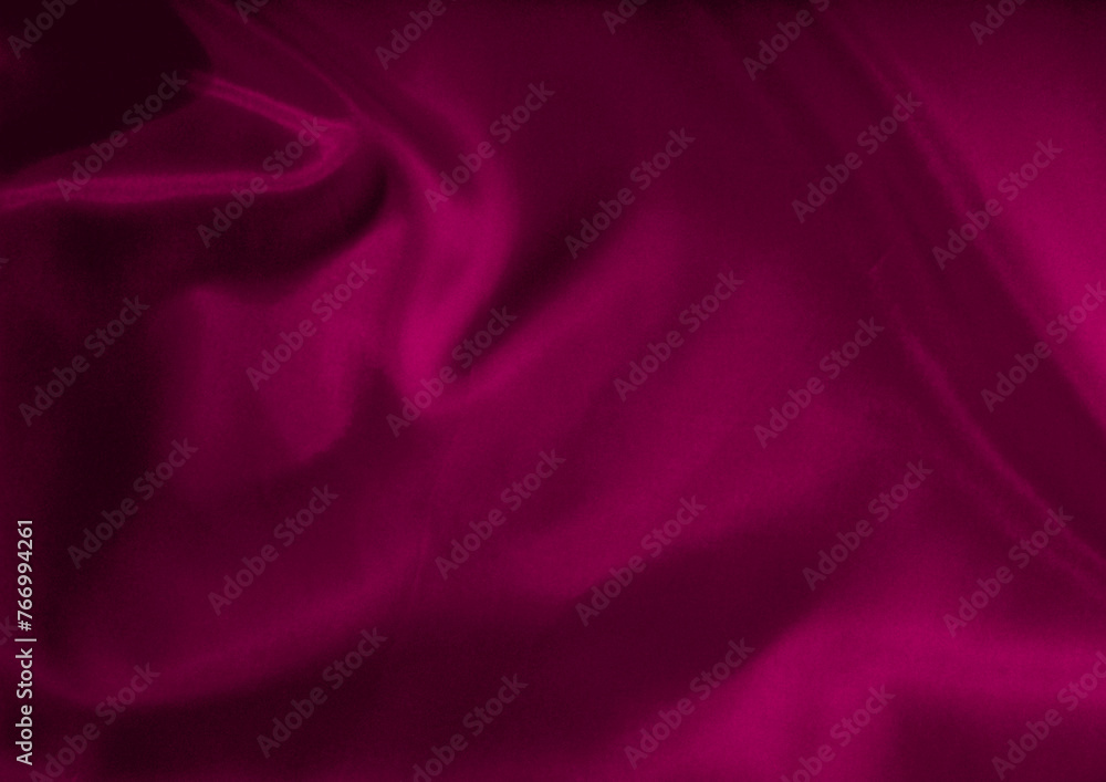 Fototapeta premium Red cloth pattern close view, textile material background