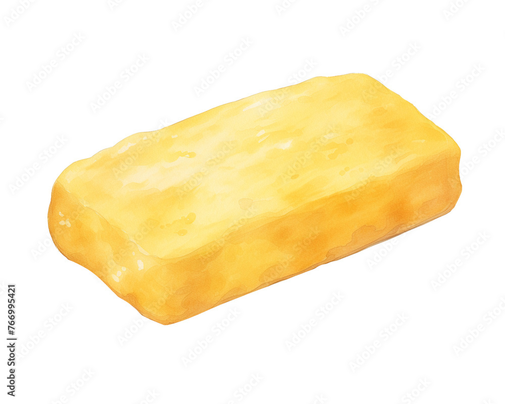 Polenta, single object , food, watercolor illustration isolated on white background for removing background , isolated background, Japanese style, watercolor Polenta, single object , food, watercolor illustration isolated on white background for removing background , isolated background, Japanese style, watercolor