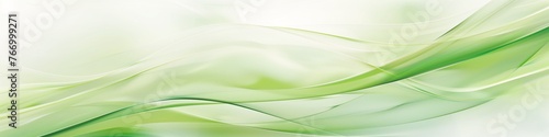soft flowing green waves in a tranquil abstract pattern wallpaper background design