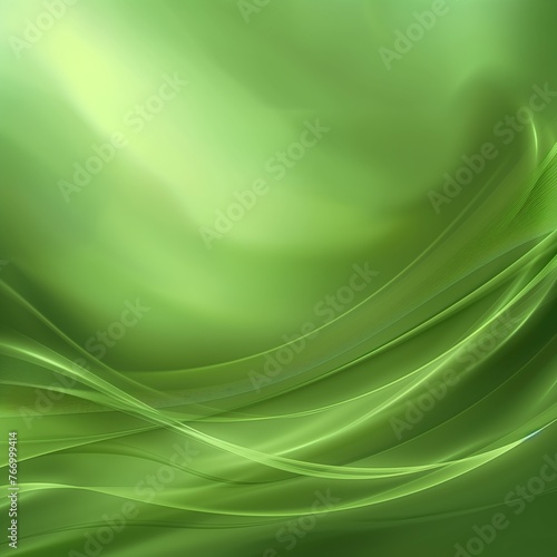 soothing silk-like green fabric flowing in an abstract design wallpaper background