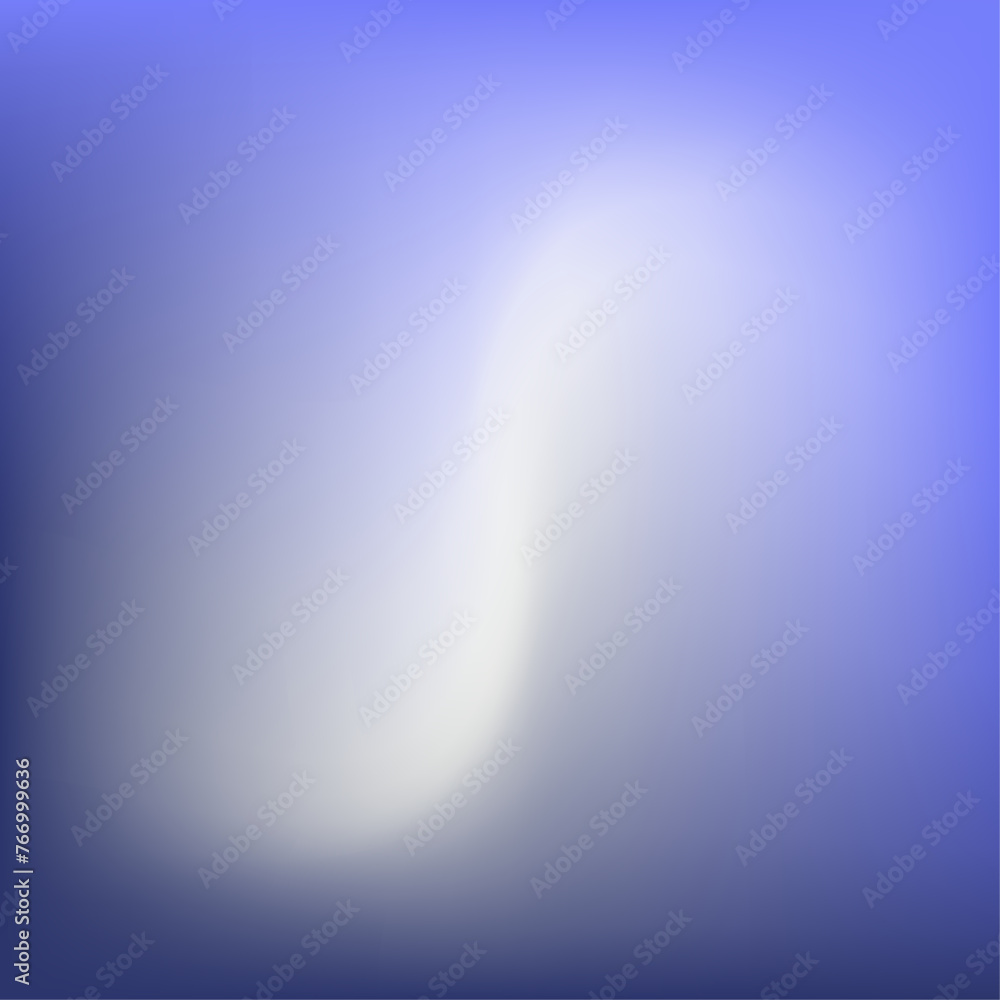 Luxurious Calm Monochromatic Blue Abstract Background. Swirling shades of blue. Vector Illustration. 