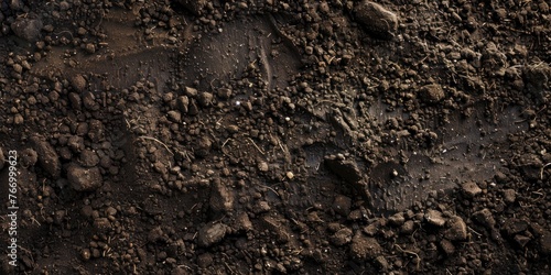 Organic Soil Texture Up Close photo
