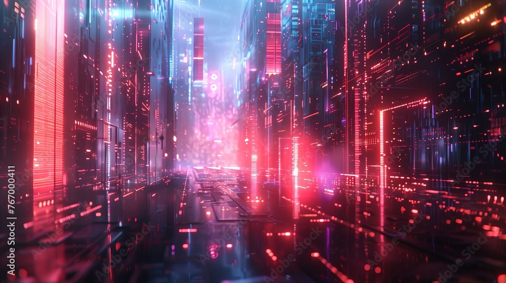 Abstract futuristic city background Abstract futuristic city background