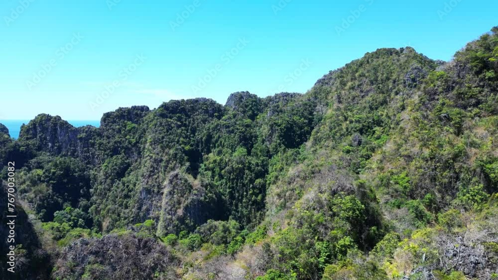 Primeval jungle hills island phi phi island. Gorgeous aerial top view flight overflight flyover drone
4k Primeval jungle hills island phi phi island. Gorgeous aerial top view flight overflight flyover drone
4k