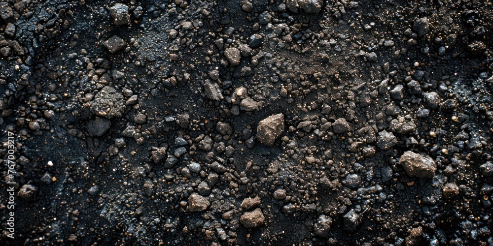 Organic Soil Texture Close-up Organic Soil Texture Close-up