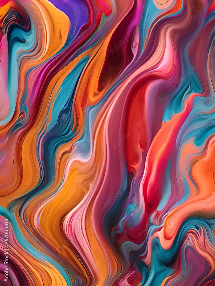 colorful abstract paint flowing slowly colorful abstract paint flowing slowly