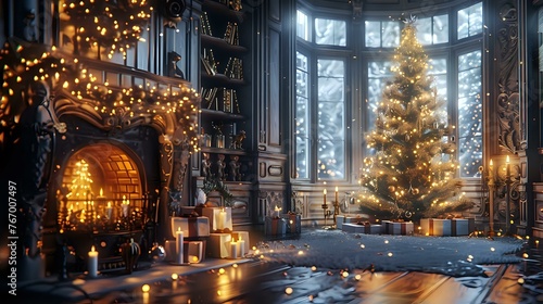 Transform Your Indoor Space into a Christmas Wonderland with a Radiant Glowing Tree