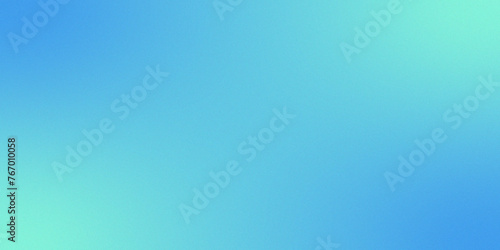 Abstract blue and white gradient background with soft noise. Natural Multicolor Gradient Mesh. Turquoise Blurred shine grain with blank space and unfocused blue gradient. 