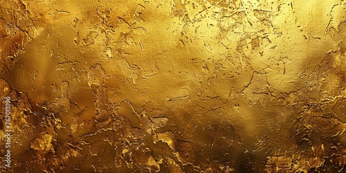 Textured background of golden yellow wall abstraction