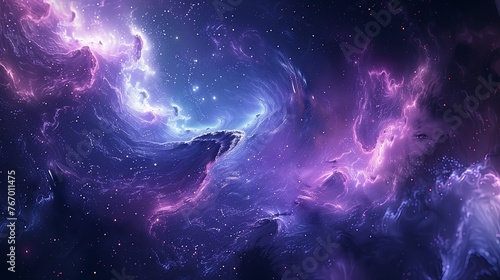 Abstract galaxy with stars and space dust in the universe background © jirayut
