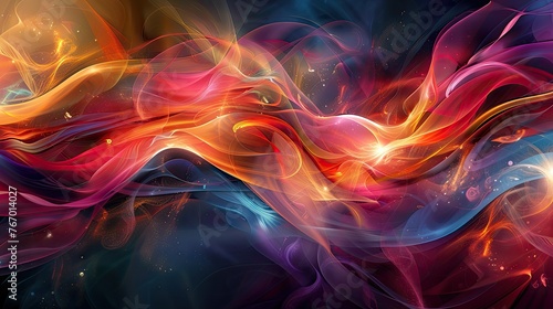 Dynamic and Gleaming Art - Stylish Wallpaper - Luminous Backdrop with Dazzling and Spectacular Visuals