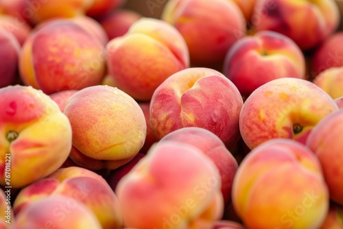 background with peaches closeup. 