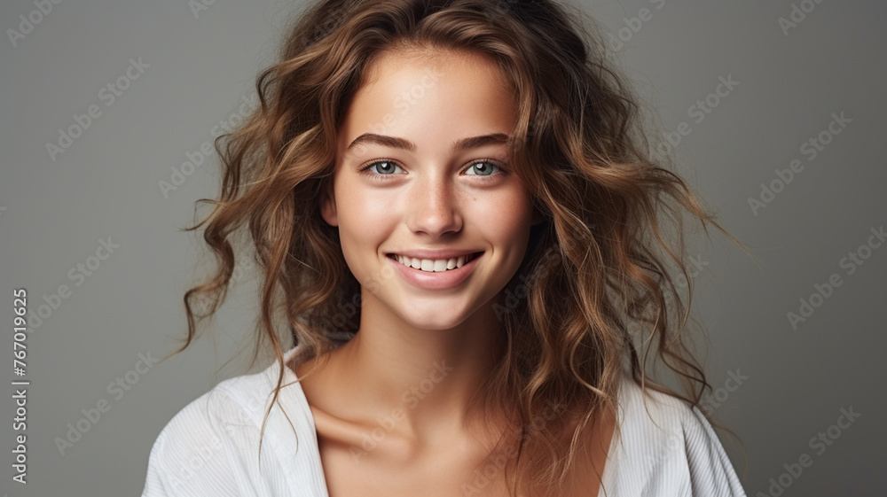 beauty concept young woman perfect smooth skin, veitidos generativa IA beauty concept young woman perfect smooth skin, veitidos generativa IA