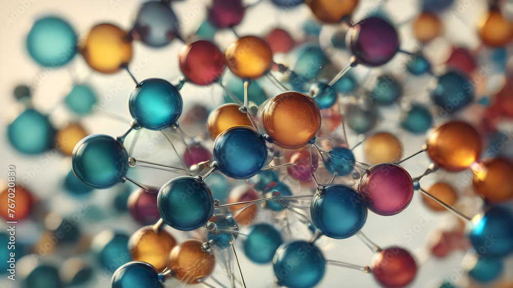 3d colorful molecular structure. Concept of the science, connection, chemistry, biology, medicine, technology. 3d colorful molecular structure. Concept of the science, connection, chemistry, biology, medicine, technology.