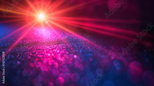 Blurry Colorful Lights and Sparkles