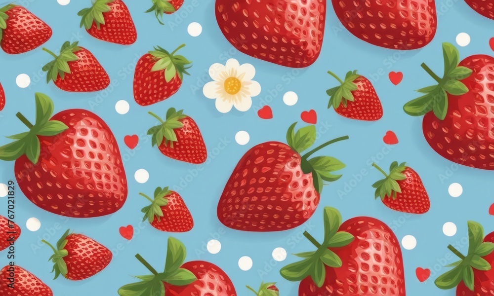 Cute strawberry pattern banner, strawberry background, strawberry wallpaper, strawberry background Cute strawberry pattern banner, strawberry background, strawberry wallpaper, strawberry background