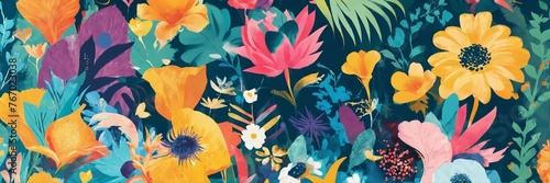 Flourish Background, website banner, 