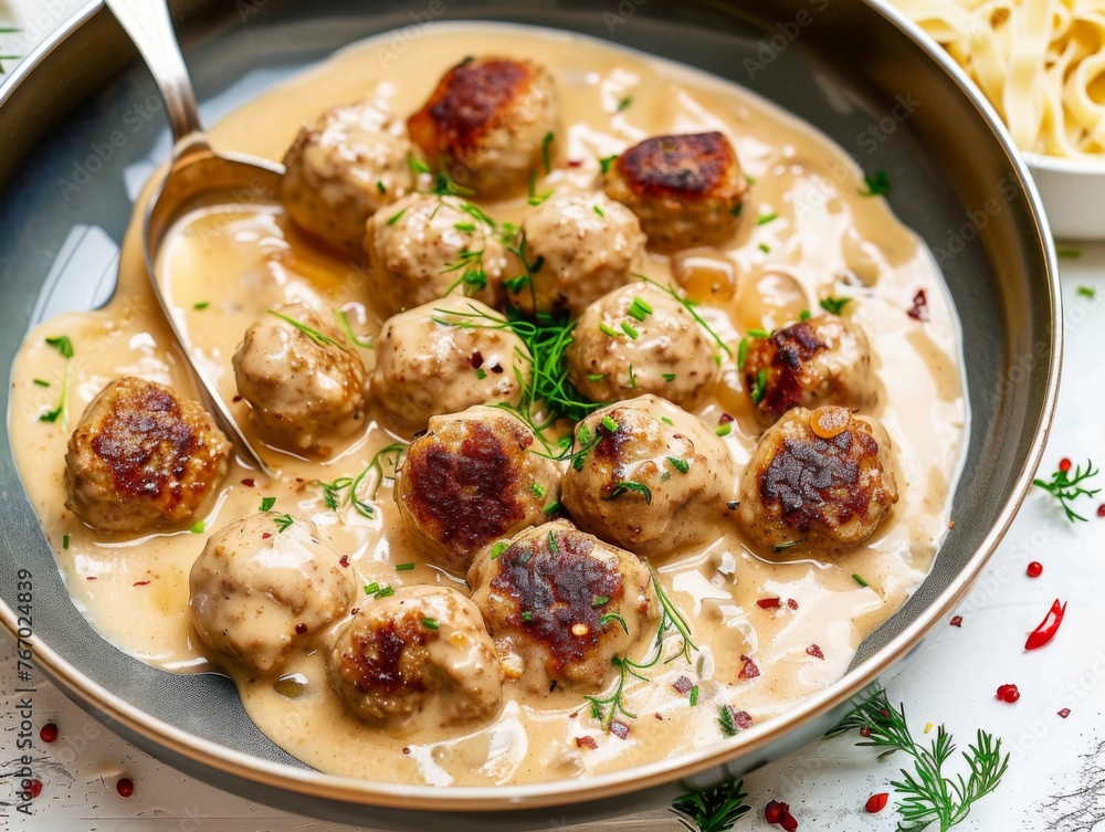 swedish meatballs dish, swedish sauce should cover the meatballs swedish meatballs dish, swedish sauce should cover the meatballs