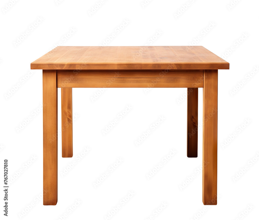 Wooden table, cut out Wooden table, cut out
