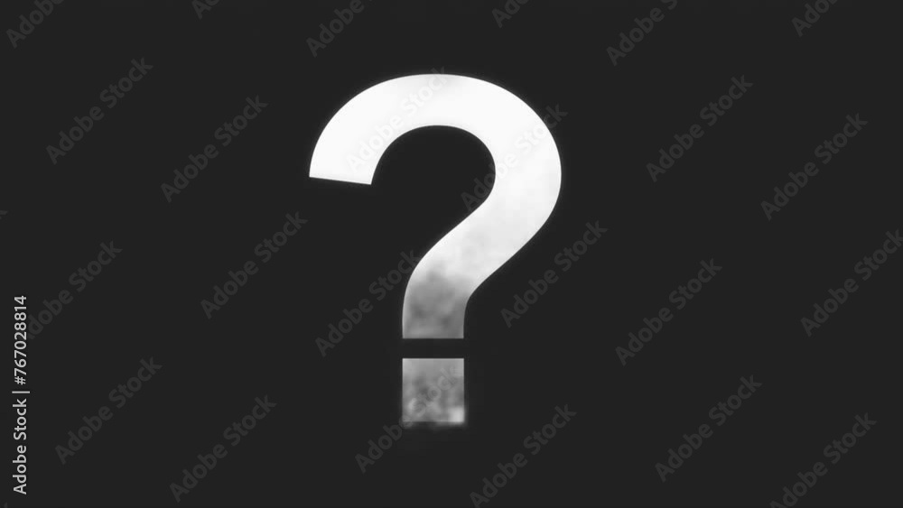 Question Mark Reveal With Smoke Patterns/ Animation of a background with question mark revealing and smoke patterns Question Mark Reveal With Smoke Patterns/ Animation of a background with question mark revealing and smoke patterns