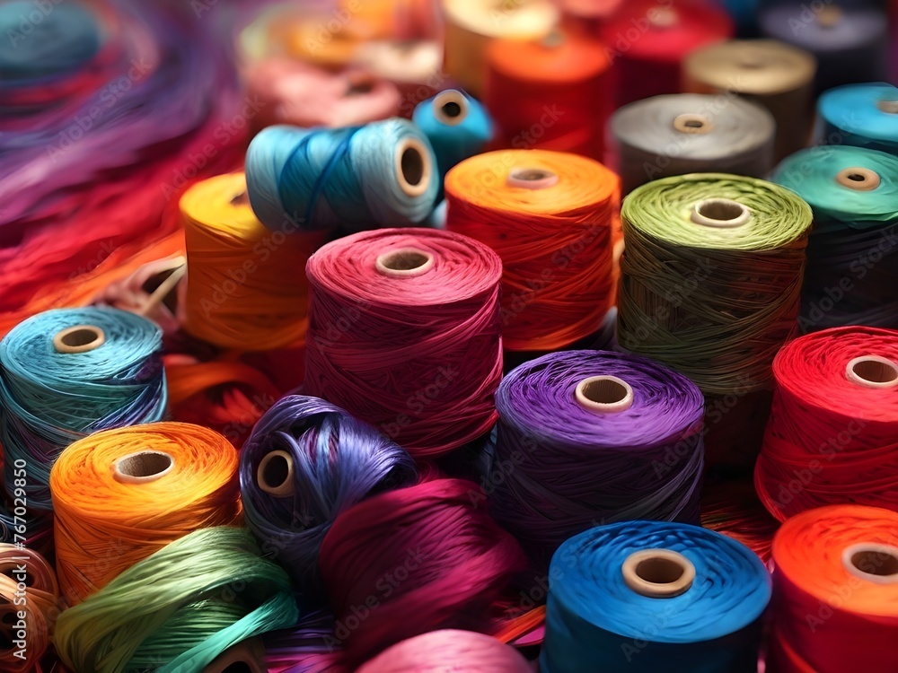 spools of thread-Vibrant Weaves: Exploring the Spectrum - HD Wallpaper Collection of Multi-Color Threads spools of thread-Vibrant Weaves: Exploring the Spectrum - HD Wallpaper Collection of Multi-Color Threads