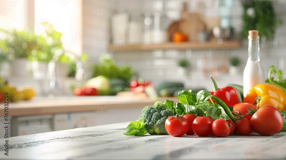 fresh vegetables on the table fresh vegetables on the table