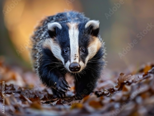 wildlife photograph of a british badger