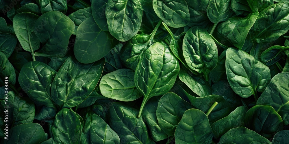 Fresh Organic Spinach Leaves Texture Fresh Organic Spinach Leaves Texture