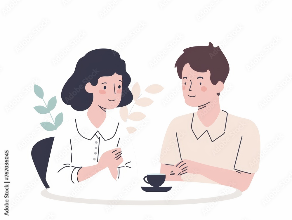 Mentorship and Guidance: An Adult Coworker Offers Advice Over Coffee Generative AI Mentorship and Guidance: An Adult Coworker Offers Advice Over Coffee Generative AI
