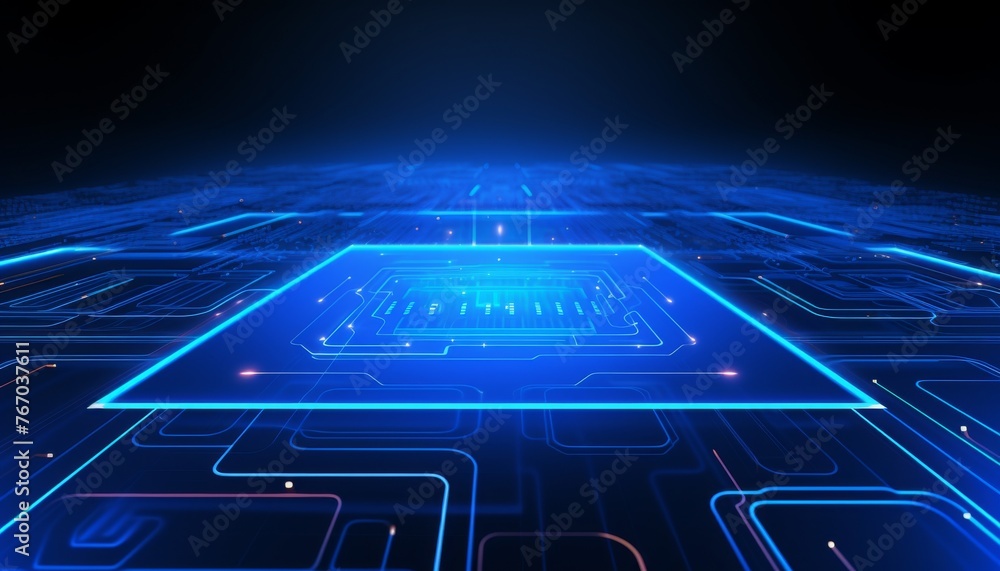 Obraz premium Futuristic technology concept background