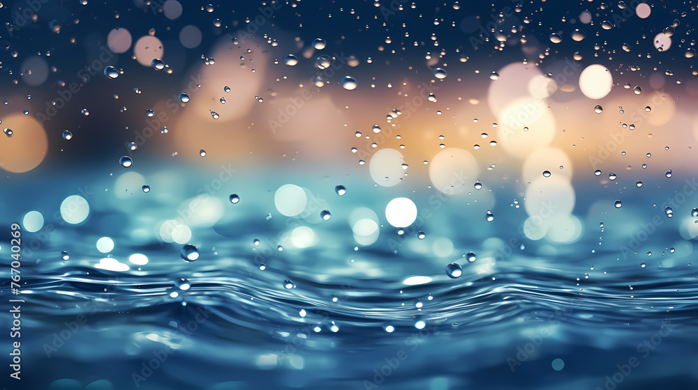 Tranquil water takes on a dreamlike blur effect Tranquil water takes on a dreamlike blur effect