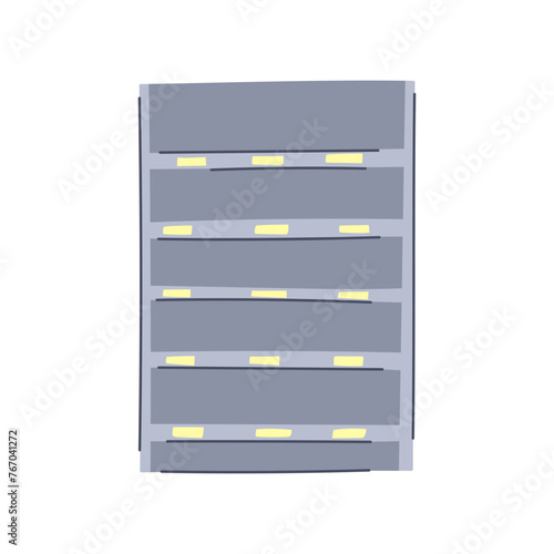 blank magazine rack cartoon. supermarket mockup, bookshelf empty, retail brochure blank magazine rack sign. isolated symbol vector illustration