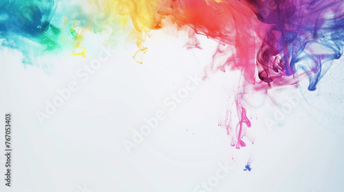 International Colour Day background. Copy space. Abstract background. Colorful background. April background banner for special or awareness day, week or month. Business and media social background. 