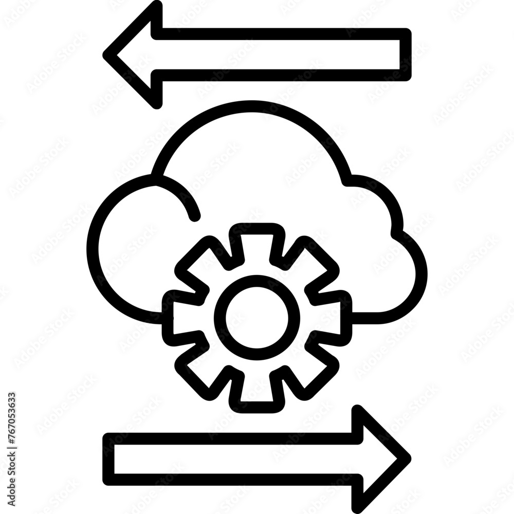 Cloud Sync Icon Cloud Sync Icon