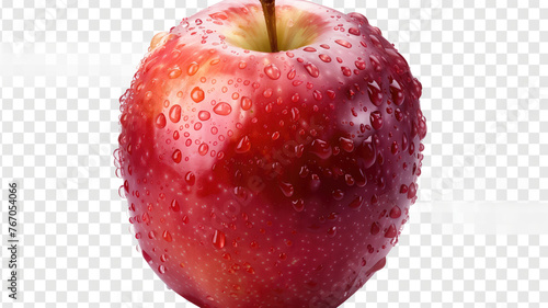 Apple isolated on transparent or white background