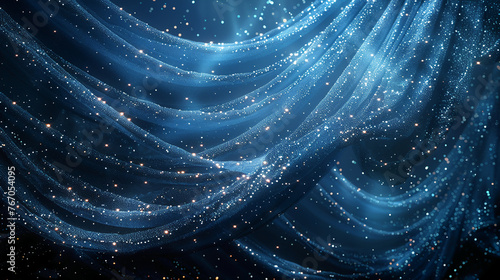 LUXURY NIGHT PARTY elegent GLITTER CURTAIN LIGHTHING backdrop. AI generative