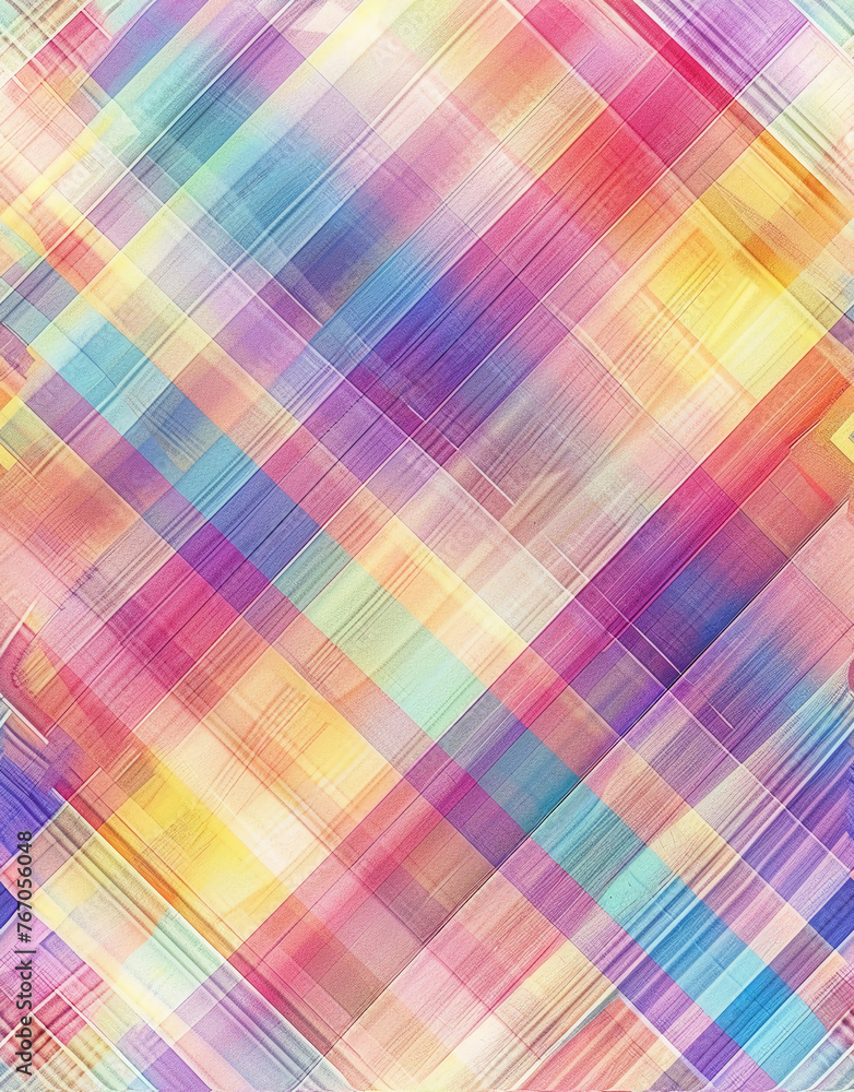 opalescent pastel plaid background. AI generative opalescent pastel plaid background. AI generative