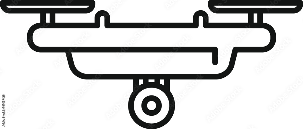 Story flying control icon outline vector. Aero operator. Story drone pilot Story flying control icon outline vector. Aero operator. Story drone pilot
