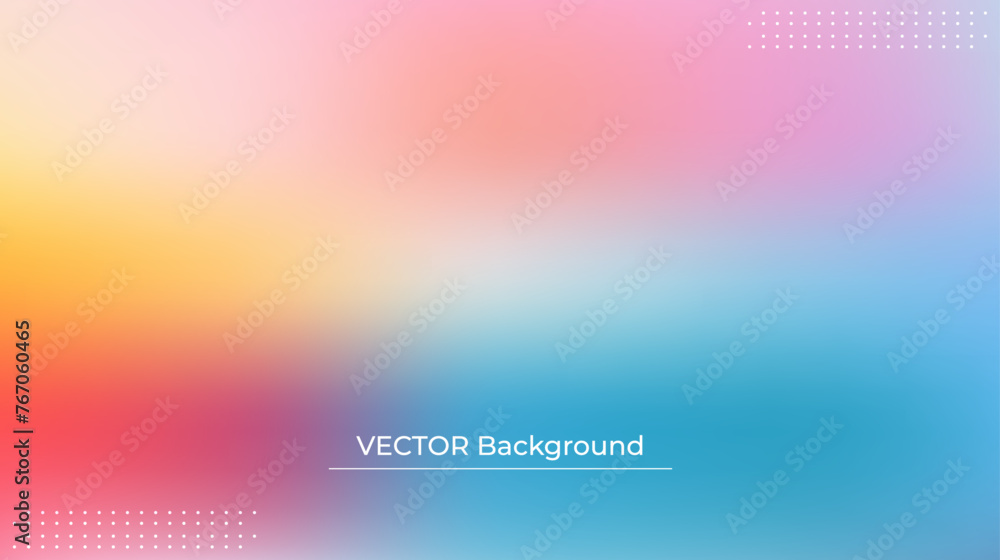 Abstract blurred gradient mesh background in bright rainbow colors. Colorful smooth banner template. Easy editable soft colored vector illustration in EPS10 without transparency. Abstract blurred gradient mesh background in bright rainbow colors. Colorful smooth banner template. Easy editable soft colored vector illustration in EPS10 without transparency.