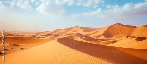 view of the Sahara desert during the day photo